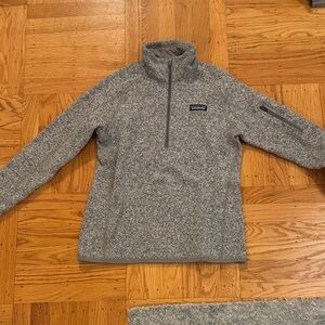 Patagonia fleece quarter zip pull over